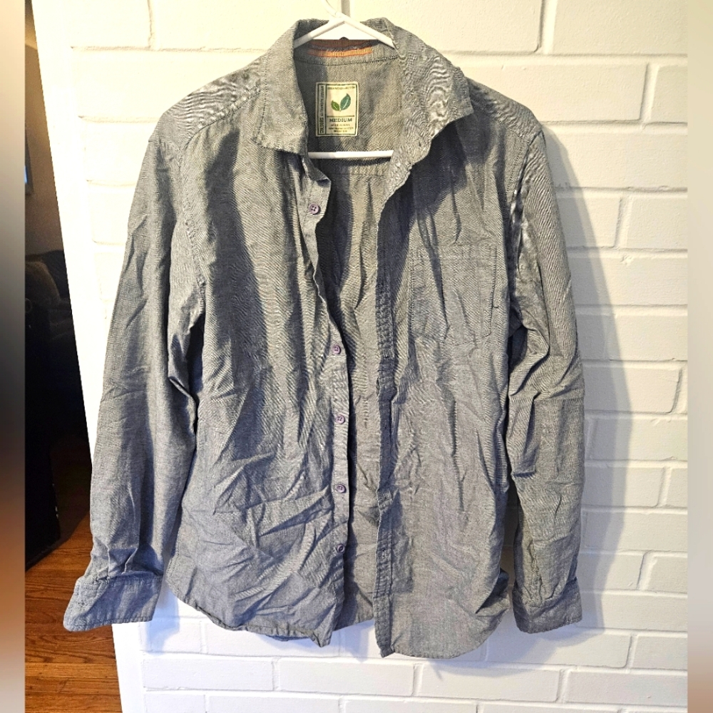 Colours Alexander Juliean Men's Gray Button-Up Shirt